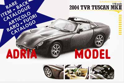 SCALA: 1:18 - SUN STAR - MOD.: TVR Tuscan mk II stermist 2004 - Colore: Grigio scuro